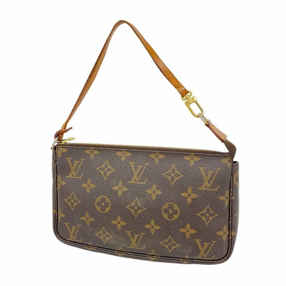 LOUIS VUITTON Handbags - Louis Vuitton Pouch Monogram Pochette Accessoires M51980 Brown Women's